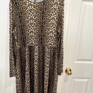 DB Moon animal print plus dress size2XL  F-11